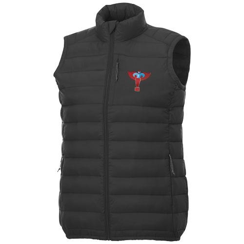 Gewatteerde bodywarmer heren Pallas stormgrijs,xs