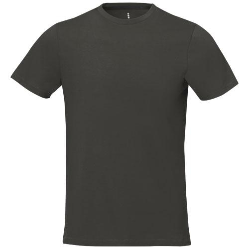 Nanaimo heren t-shirt korte mouw grijs gemeleerd,xs