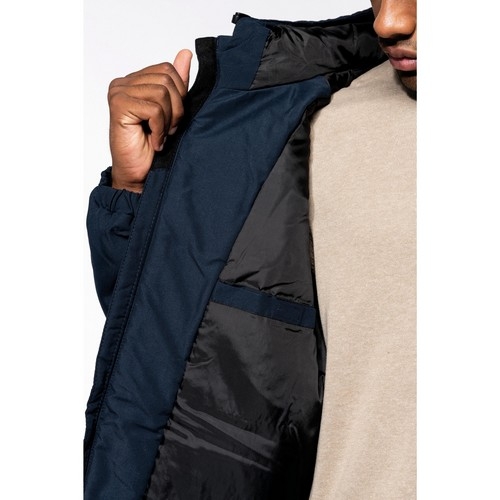 Gerecyclede parka met capuchon unisex rood,5xl