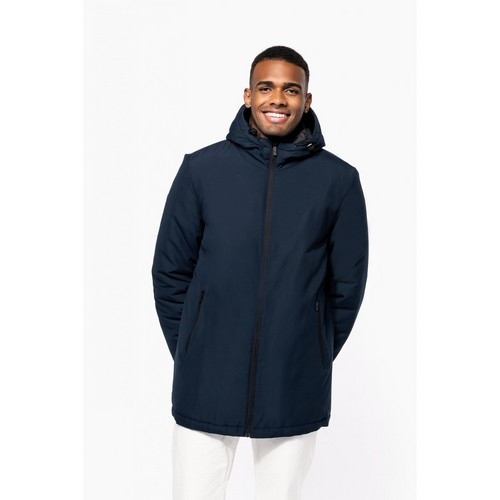 Gerecyclede parka met capuchon unisex rood,5xl