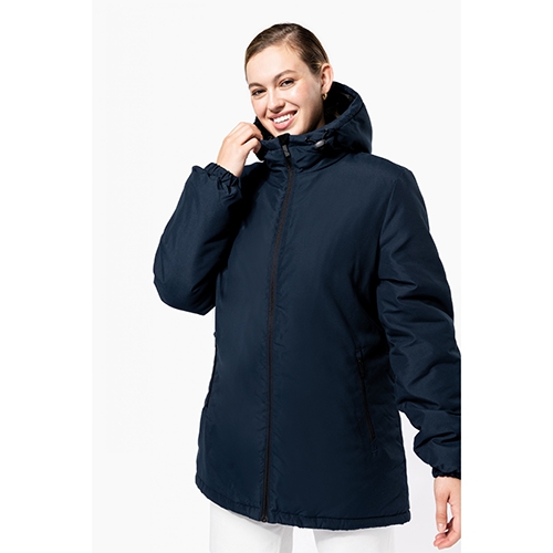 Gerecyclede parka met capuchon unisex rood,5xl