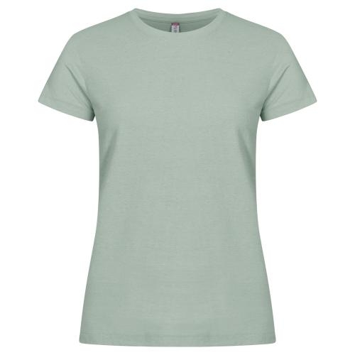 Modern lichtgewicht dames T-shirt saliegroen,2xl