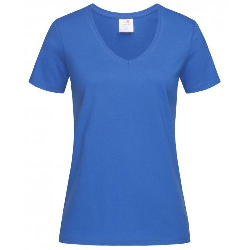 T-shirt Classic-V Woman bright royal,l