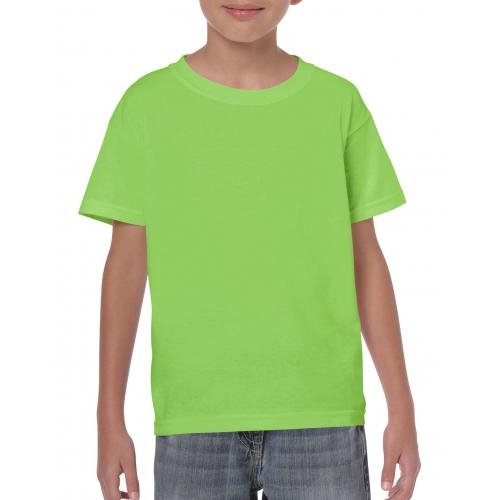 Gildan heavyweight kinder T-shirt lime,l