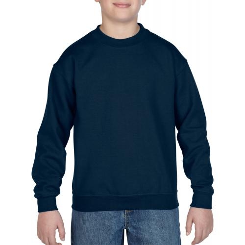 Gildan kids sweater navy,l