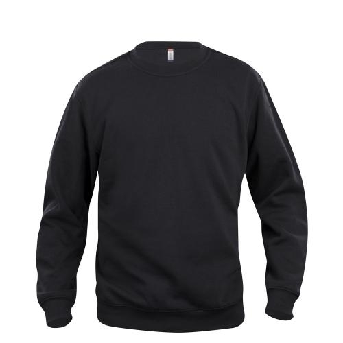 Clique Basic roundneck unisex zwart,3xl