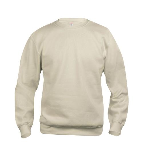 Clique Basic roundneck unisex light khaki,3xl