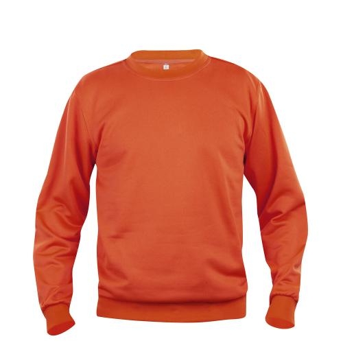 Clique Basic roundneck unisex diep-oranje,3xl