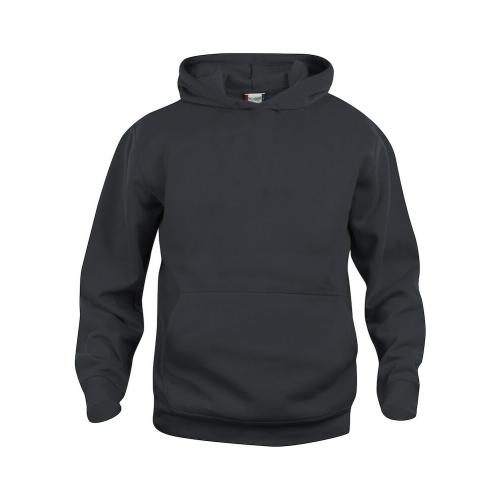 Sweater met capuchon kids zwart,130-140