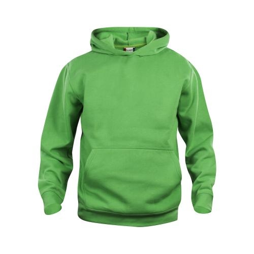 Sweater met capuchon kids appelgroen,110-120