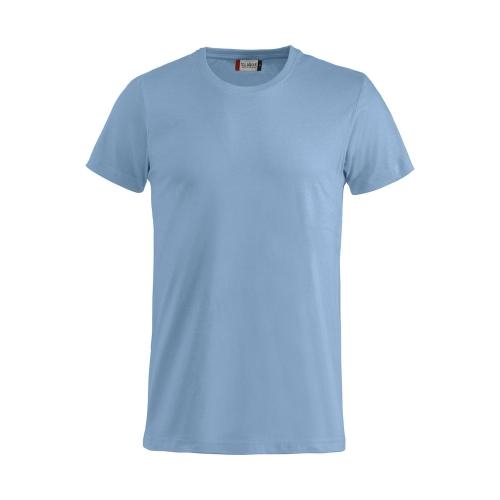 Basic T-shirt Junior lichtblauw,130-140