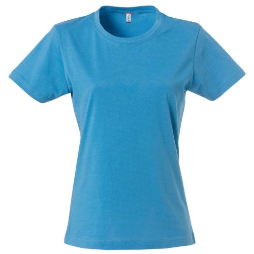 Modern lichtgewicht dames T-shirt turquoise,m
