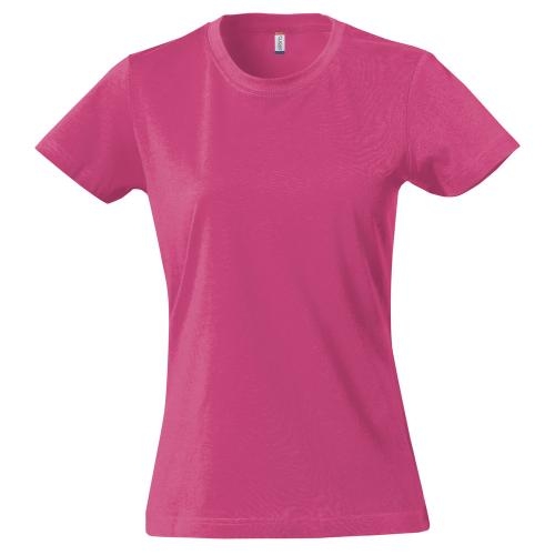 Modern lichtgewicht dames T-shirt helder kersen,m