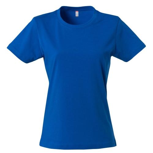 Modern lichtgewicht dames T-shirt kobalt,m