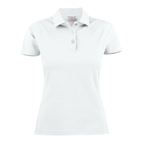 Printer Surf dames polo wit,l