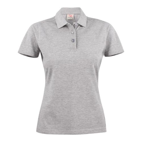 Printer Surf dames polo lichtgrijs,l