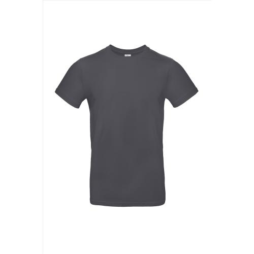 B&C #E190 T-shirt donkergrijs,l