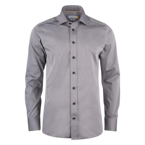 Overhemd Yellow Bow 50 slim fit grijs,l