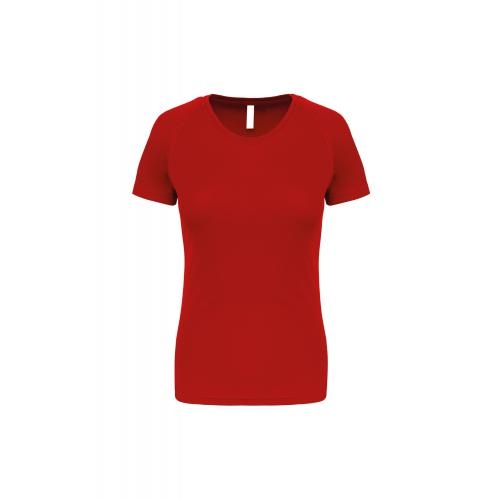 Functioneel damessportshirt rood,l