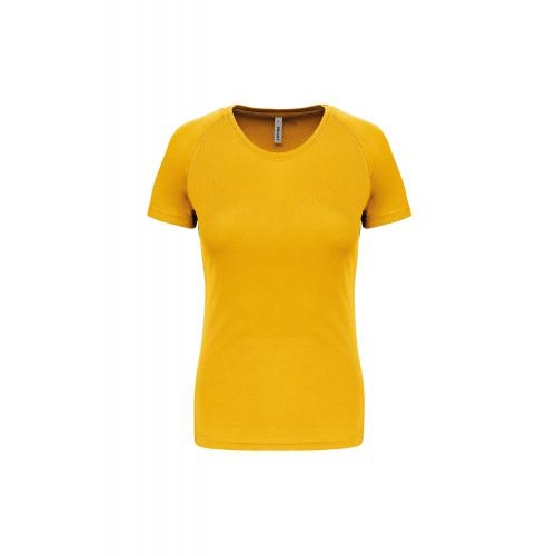 Functioneel damessportshirt true yellow,l