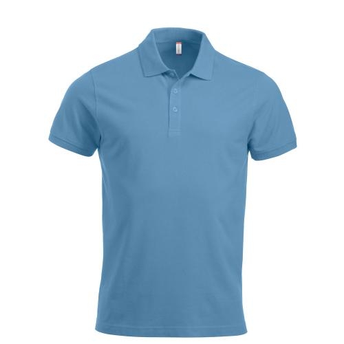 Classic Lincoln polo korte mouw lichtblauw,l