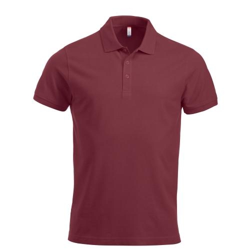 Classic Lincoln polo korte mouw bordeaux,l