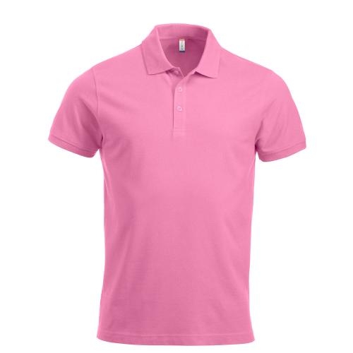 Classic Lincoln polo korte mouw helder roze,l