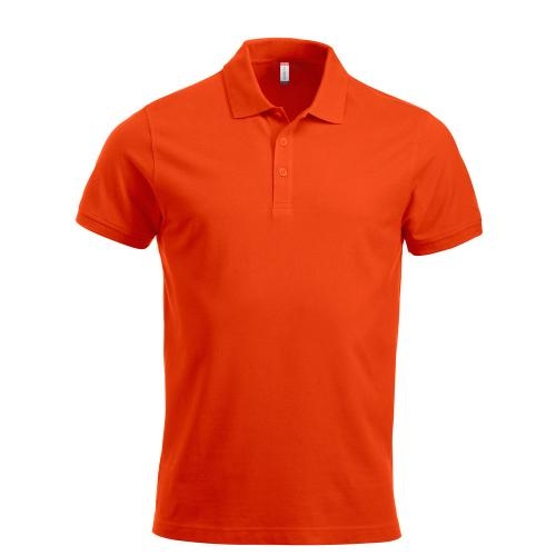 Classic Lincoln polo korte mouw diep-oranje,l