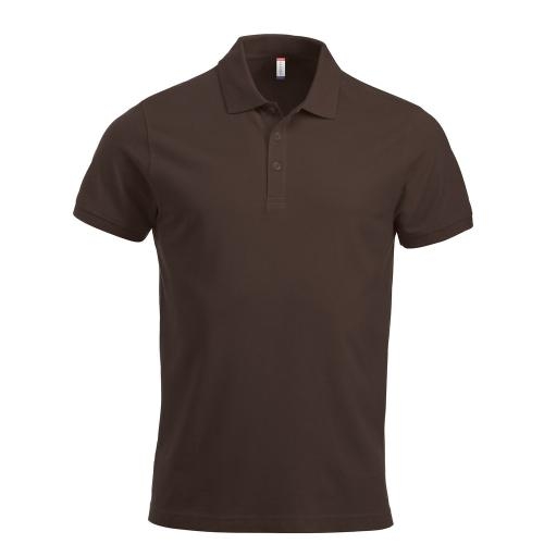 Classic Lincoln polo korte mouw dark mocca,l