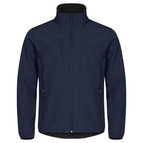 Classic softshell jas dark navy,3xl