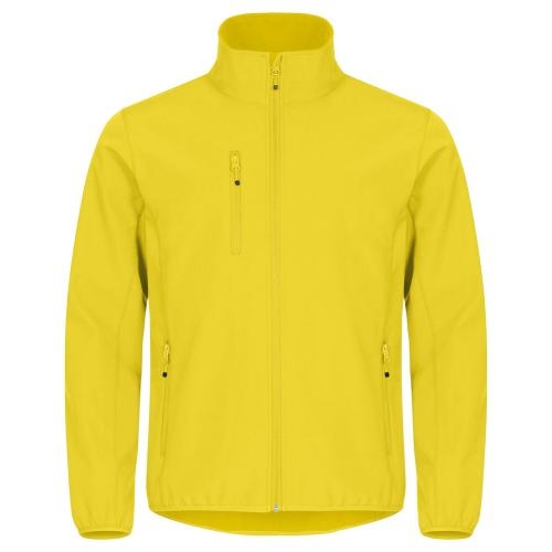 Classic softshell jas lemon,3xl