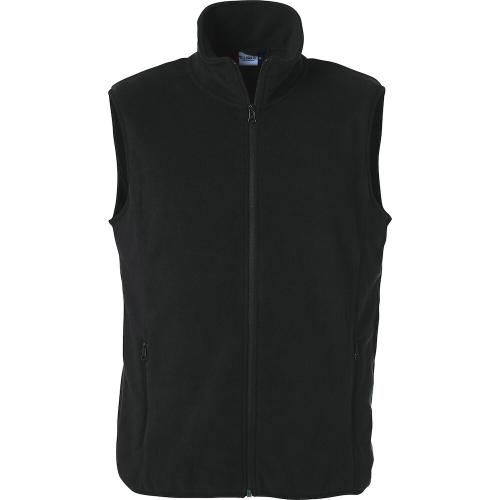 Basic Fleece Bodywarmer zwart,3xl