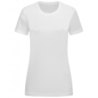 Sport-T Interlock dames wit,l