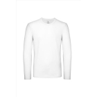 B&C #E150 Longsleeve wit,l