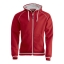 Gerry hooded sweater rood,l