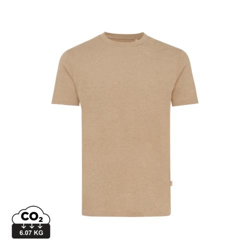 Iqoniq Manuel T-shirt ongeverfd bruin,2xl