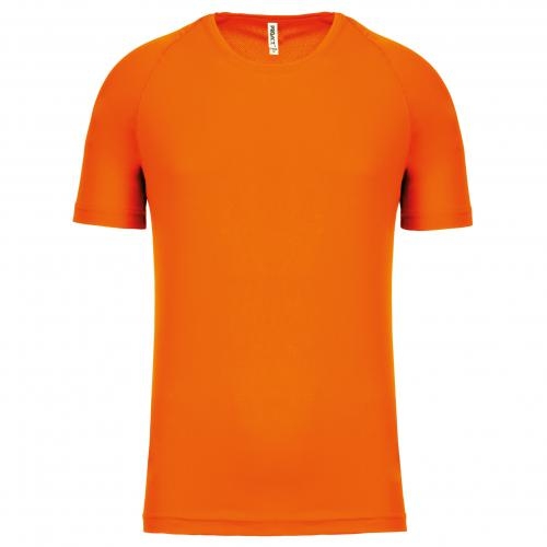 Functioneel sportshirt fluor oranje,2xl