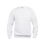 Unisex sweater met ronde hals wit,3xl