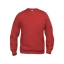 Unisex sweater met ronde hals rood,3xl