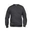 Unisex sweater met ronde hals antraciet melange,3xl
