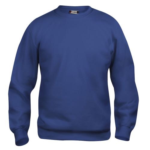 Unisex sweater met ronde hals blauw,3xl