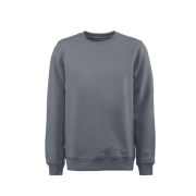 Heren sweatshirt met ronde hals grey steel,5xl
