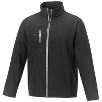 Orion softshell heren jas zwart,l