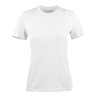 Modern licht dames T-shirt wit,m