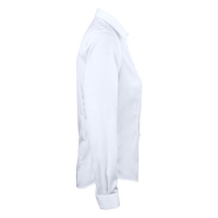 GB01 twill overhemd dames wit,3xl