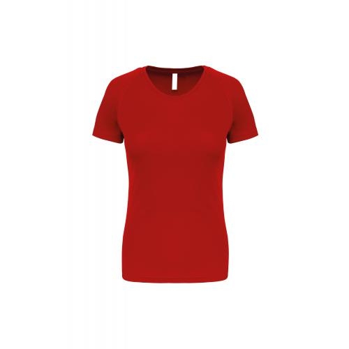 Functioneel damessportshirt rood,l