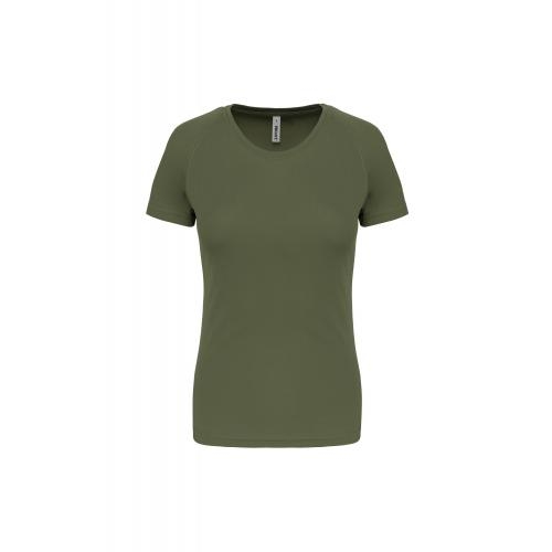 Functioneel damessportshirt olive,l