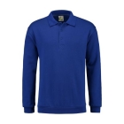 Lemon & Soda unisex polosweater royal blue,3xl