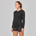Damessportshirt lange Mouwen