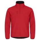Classic softshell jas rood,2xl